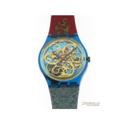 SWATCH Stucchi classic quarzo cassa e cinturino plastica colorata new